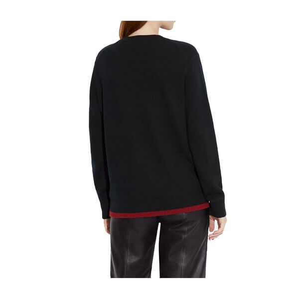 Disney×COACH マレフィセント ニット セーター ブラック Mサイズ Disney x Coach Villains Wool Sweater – evaChic