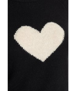Zadig & Voltaire Lili Heart Intarsia Cashmere Sweater