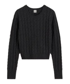 Toteme Petite Cable Knit Merino Sweater