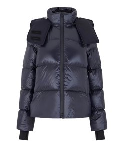 Burberry Ganton Logo-Print Quilted Puffer Jacket