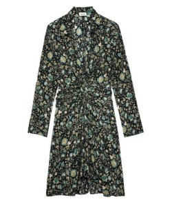 Zadig & Voltaire Floral Rozo Silk Dress