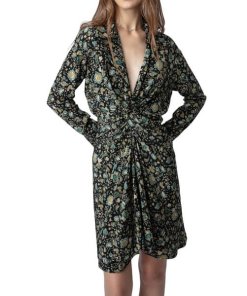 Zadig & Voltaire Floral Rozo Silk Dress