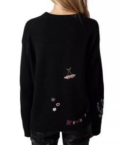 Zadig & Voltaire Markus Cat Cashmere Sweater