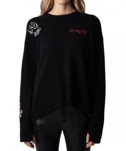 Zadig & Voltaire Markus Cat Cashmere Sweater