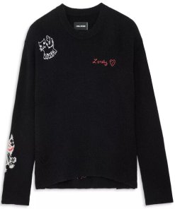 Zadig & Voltaire Markus Cat Cashmere Sweater