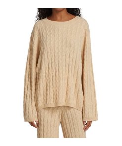 toteme-Neutrals-Cable-knit-Cashmere-Sweater-in-natural-color