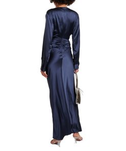 Christopher Esber Triquetra Twist Silk Maxi Dress