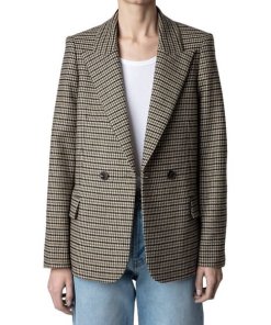 Zadig & Voltaire Visit Car Patch Wool-Blend Blazer