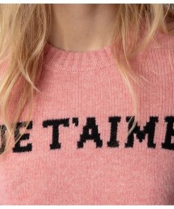 Zadig & Voltaire Lili Je T'Aime Cashmere Sweater