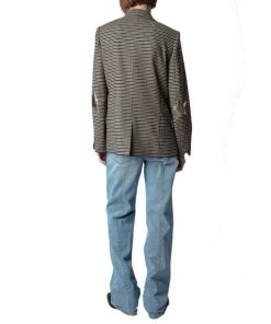 Zadig & Voltaire Visit Car Patch Wool-Blend Blazer