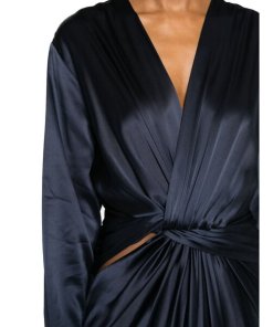Christopher Esber Triquetra Twist Silk Maxi Dress