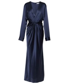 Christopher Esber Triquetra Twist Silk Maxi Dress