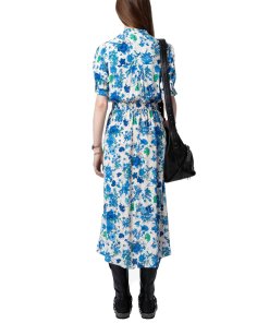 Zadig & Voltaire Rima Floral Midi Dress