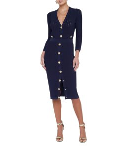 L'Agence Irvin Pointelle Cropped Cardigan