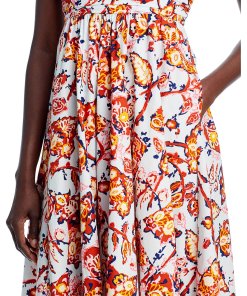 A.L.C. Tate Cotton Printed Midi Dress 1