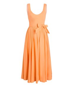 Cinq à Sept Kilah Cotton Blend Midi Dress