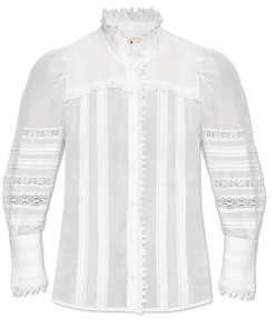 Zadig & Voltaire Trevy Tomboy Pintuck Blouse – evaChic