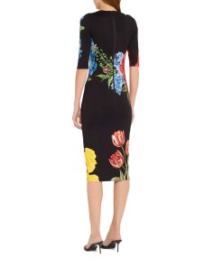 Alice + Olivia Delora Le Parisien Midi Dress