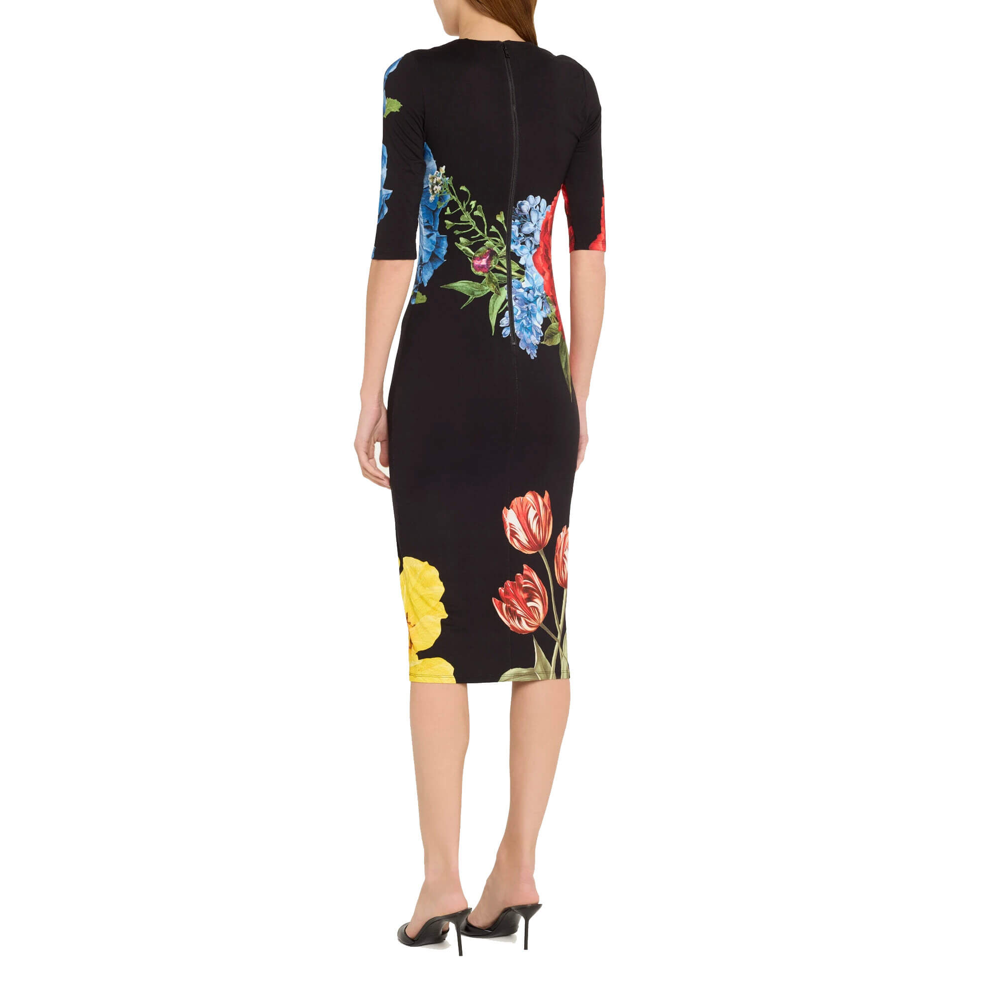 Alice + Olivia Delora Le Parisien Midi Dress  evaChic