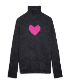 Zadig & Voltaire Alma Heart Merino Sweater