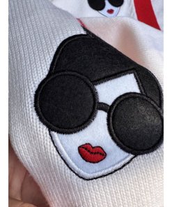 Alice + Olivia Staceface Bradley Wool Cardigan