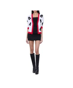 Alice + Olivia Staceface Bradley Wool Cardigan