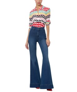 Alice + Olivia Staceface Bradley Wool Cardigan