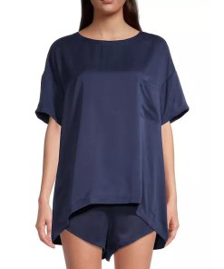 Lunya Washable Silk Tee Short Pajamas