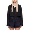 R13 Crossover Bubble Cotton Shirt