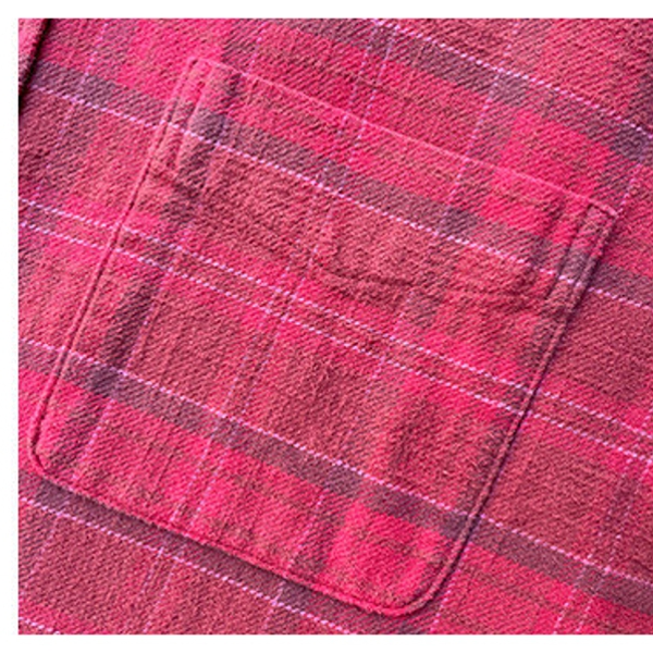 トップス New Shirt Cotton Flannel Check R13 Shredded Hem Drop Neck Check Cotton Shirt – evaChic