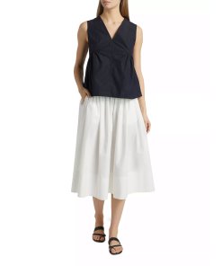 Proenza-Schouler-PSWL-Austin-A-line-Cotton-Sateen-Skirt-