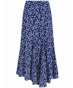 Proenza Schoulder Joelle Asymmetric Silk Blend Skirt