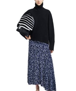 Proenza Schoulder Joelle Asymmetric Silk Blend Skirt