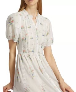 DÔEN Haleigh Floral Cotton Maxi Dress
