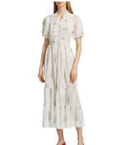 DÔEN Haleigh Floral Cotton Maxi Dress