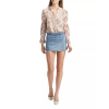 Alice-Olivia-ILan-Smocked-Cotton-Silk-Blouse