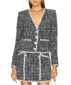 VERONICA BEARD Bosa Cotton blend tweed jacket