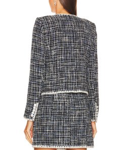 VERONICA BEARD Bosa Cotton blend tweed jacket
