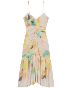 ALC Linsey Ruched Midi Dress