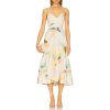 ALC Linsey Ruched Midi Dress