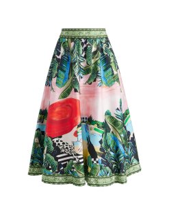Alice + Olivia Earla Skirt in Palm Beach