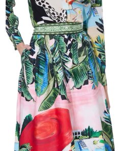 Alice + Olivia Earla Skirt in Palm Beach