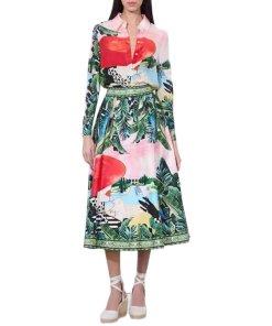 Alice + Olivia Earla Skirt in Palm Beach