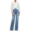 Alice + Olivia Anderson Flower Applique Crochet Cardigan