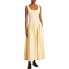 Proenza-Schouler-White-label-Kendall-Tech-Cotton-Midi-dress