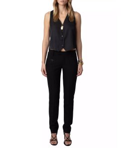 Zadig voltaire Emaux Satin Vest