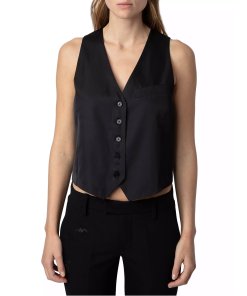Zadig voltaire Emaux Satin Vest
