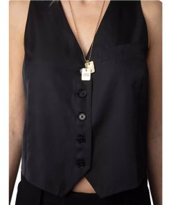 Zadig voltaire Emaux Satin Vest