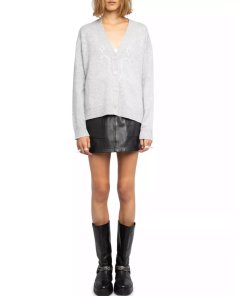 zadig voltiare mirkaz wing dimante cardigan